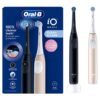 ORAL B iO 2 Electric Toothbrush Set - Night Black & Calm Pink Duo