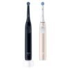 ORAL B iO 2 Electric Toothbrush Set - Night Black & Calm Pink Duo